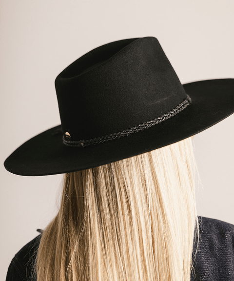 Lasso Braided Leather Hat Band