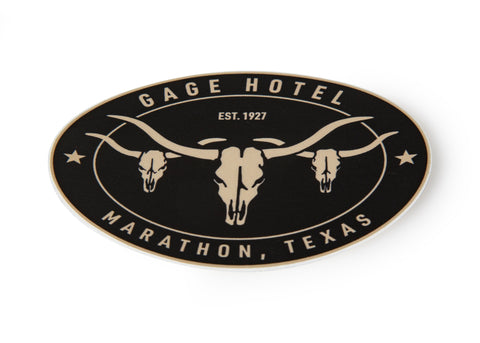 Gage Hotel Sticker