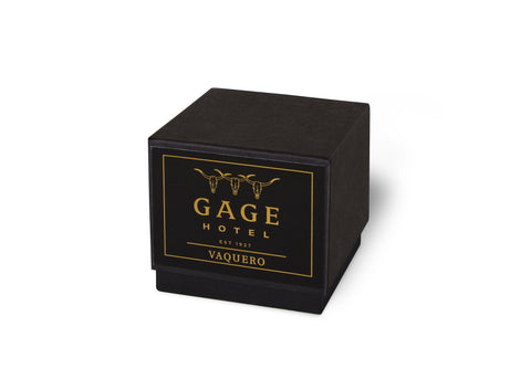 Gage Hotel Glass Candle