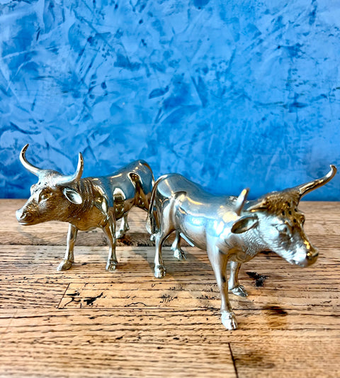 Pewter Steers Salt & Pepper Set