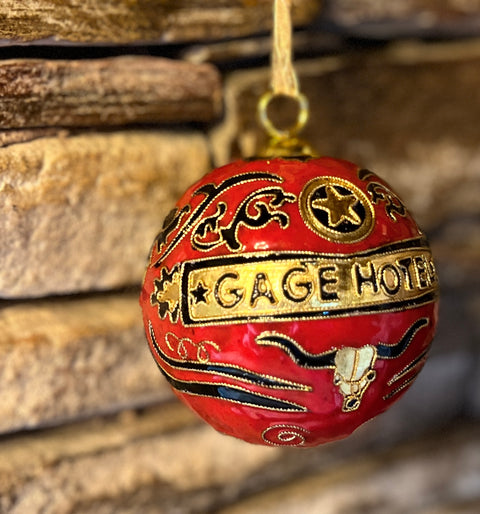 Gage Hotel Christmas Ornaments