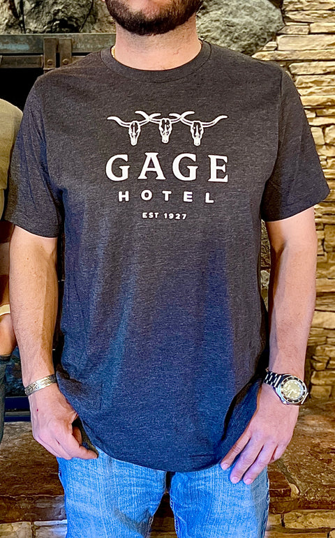 The Gage Hotel Stacked Logo T-Shirt