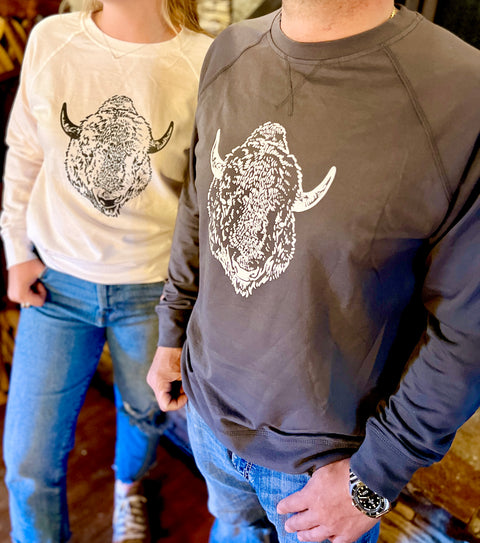 White Buffalo Bar Sweatshirt