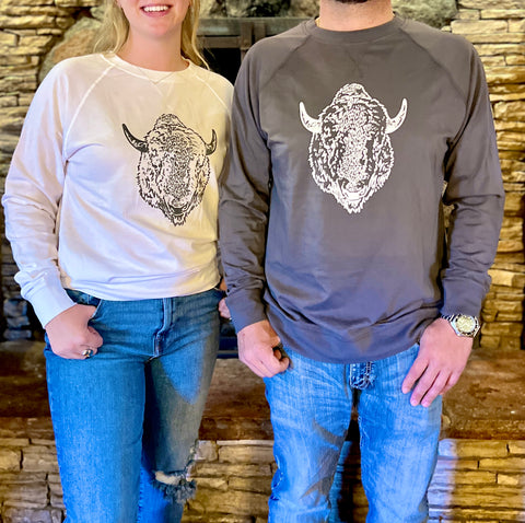 White Buffalo Bar Sweatshirt