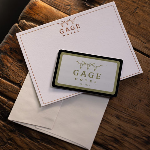 The Gage Hotel Gift Card