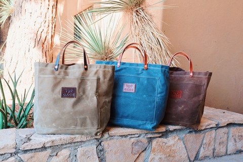 Gage Waxed Canvas Tote
