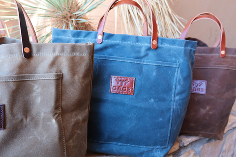 Gage Waxed Canvas Tote