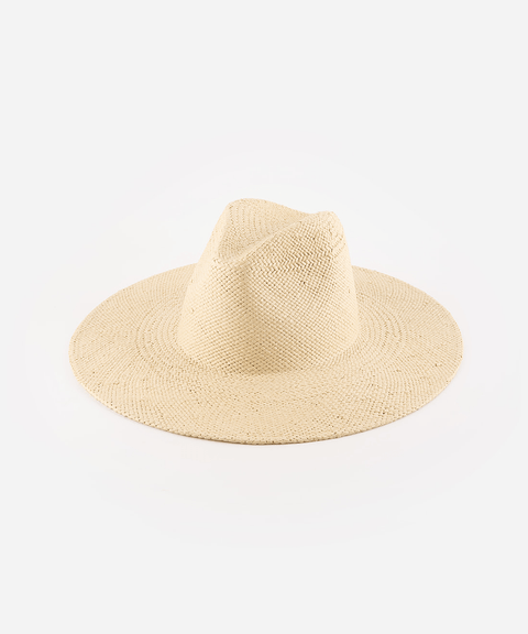 Faye Wide Fedora Straw Hat