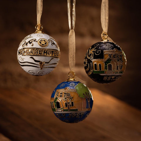 Gage Hotel Christmas Ornaments