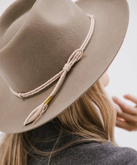 Lasso Braided Leather Hat Band