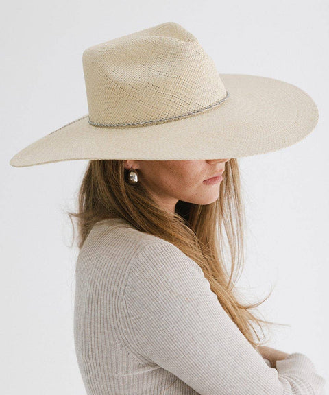 Meg Wide Brim Panama Straw Hat