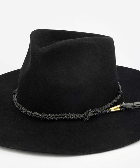 Lasso Braided Leather Hat Band