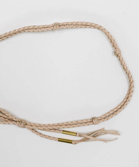 Lasso Braided Leather Hat Band