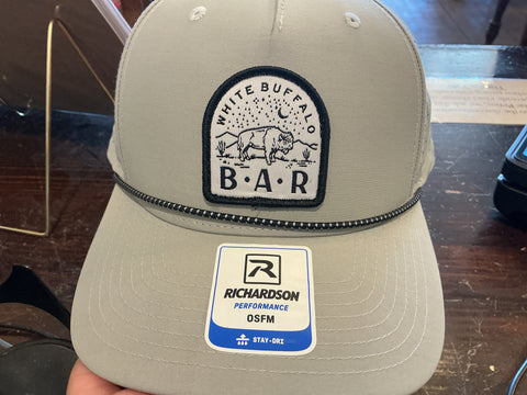 White Buffalo patch hats