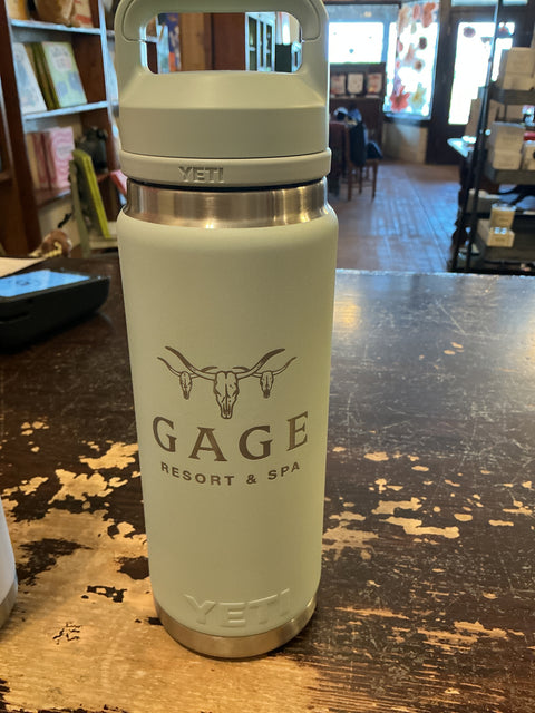 Gage yeti 26 oz chug cap water bottle