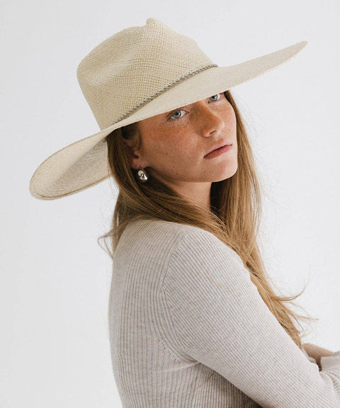 Meg Wide Brim Panama Straw Hat