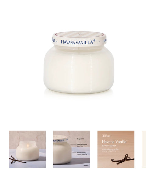Havana Vanilla Artisan Caffe Capri Candle