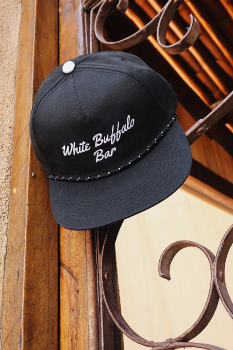White Buffalo Bar Rope Cap