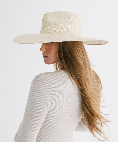 Meg Wide Brim Panama Straw Hat