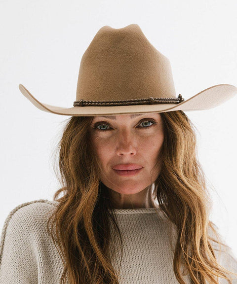 Lasso Braided Leather Hat Band