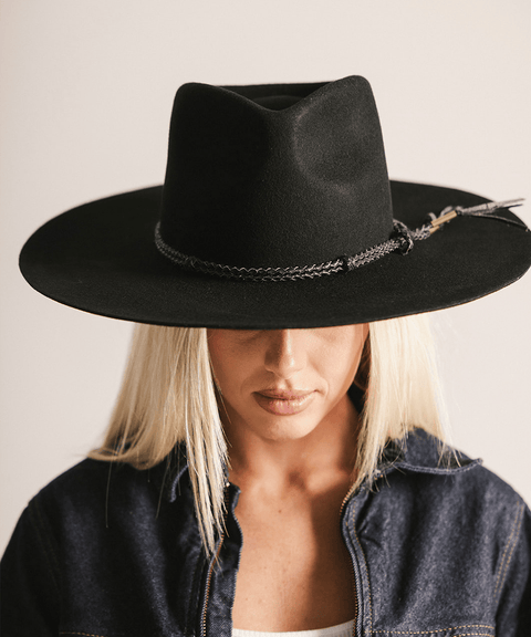 Lasso Braided Leather Hat Band